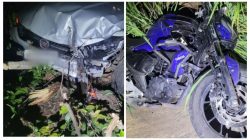 motociclista-morre-e-duas-mulheres-ficam-feridas-em-acidente-na-mg-420,-em-curvelo